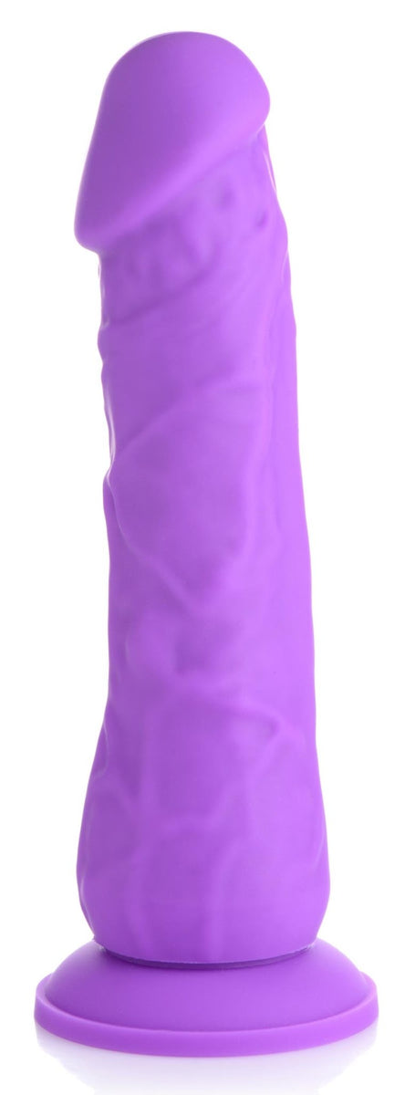 7 Inch Silicone Dildo - Grape - Royal Sins