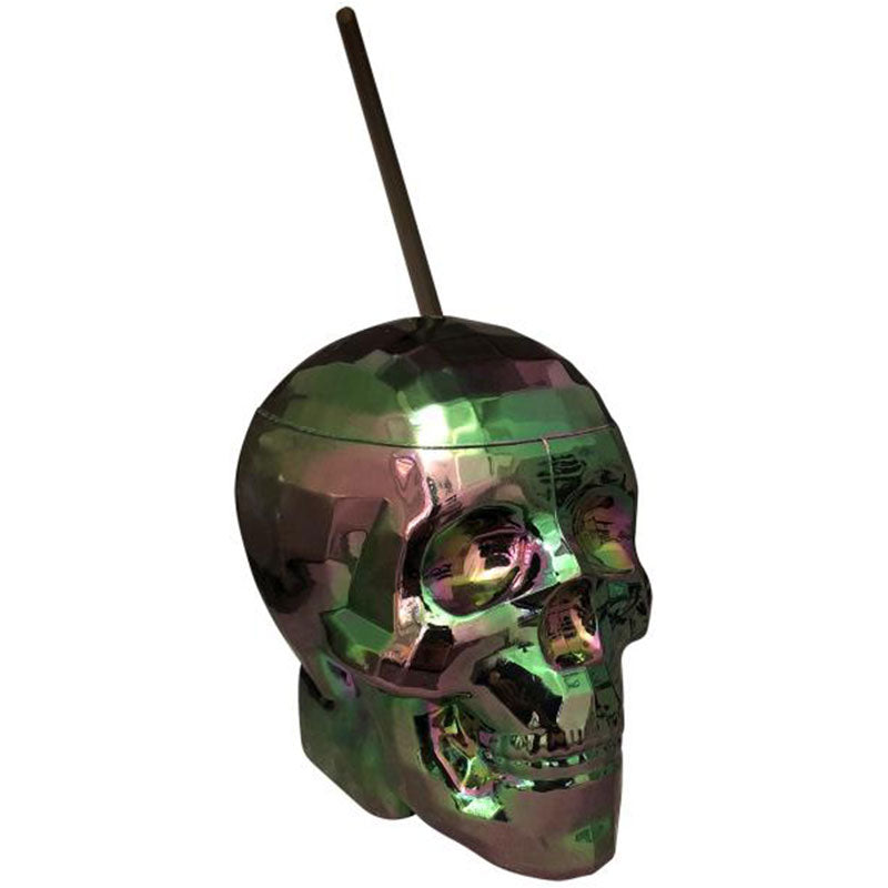 Oil Slick Skull Cup