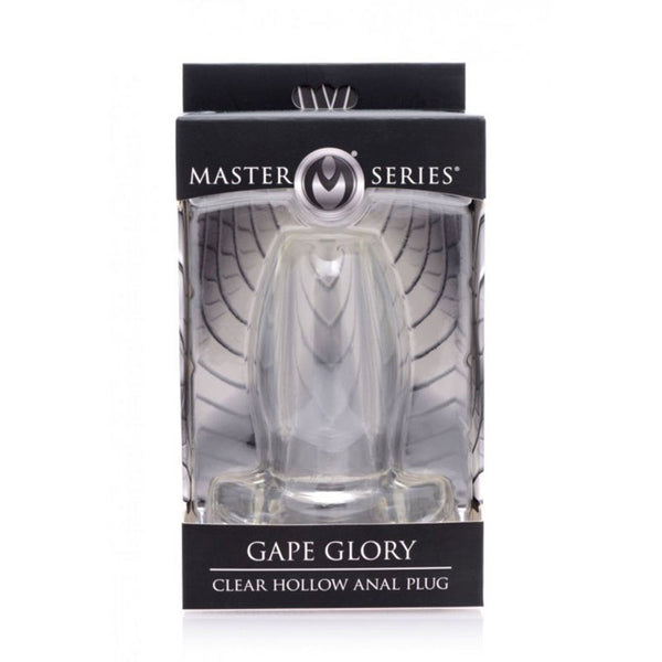 Master Series Gape Glory Clear Hollow Anal Plug