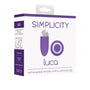 Simplicity Luca - Rechargeable Remote Control Vibrating Egg - Purple