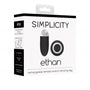 Simplicity Ethan - Rechargeable Remote Control Vibrating Egg - Black