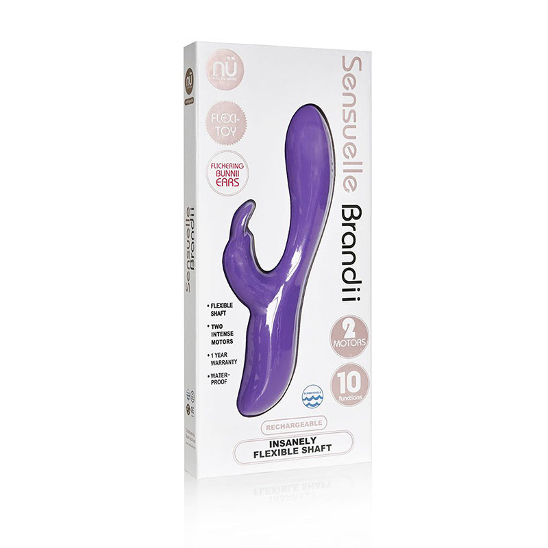Nu Sensuelle BrandII Double Motor 10 Function Vibe Purple