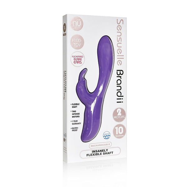 Nu Sensuelle BrandII Double Motor 10 Function Vibe Purple