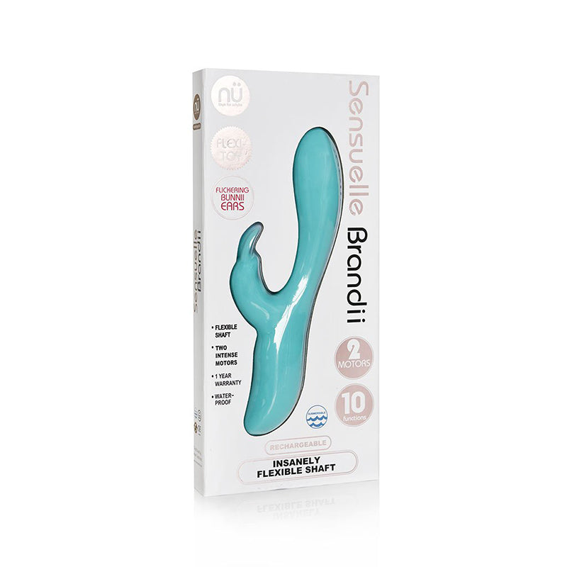 Nu Sensuelle BrandII 10 Function Double Motor Vibe Teal
