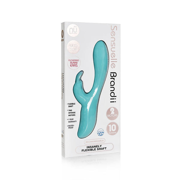 Nu Sensuelle BrandII 10 Function Double Motor Vibe Teal