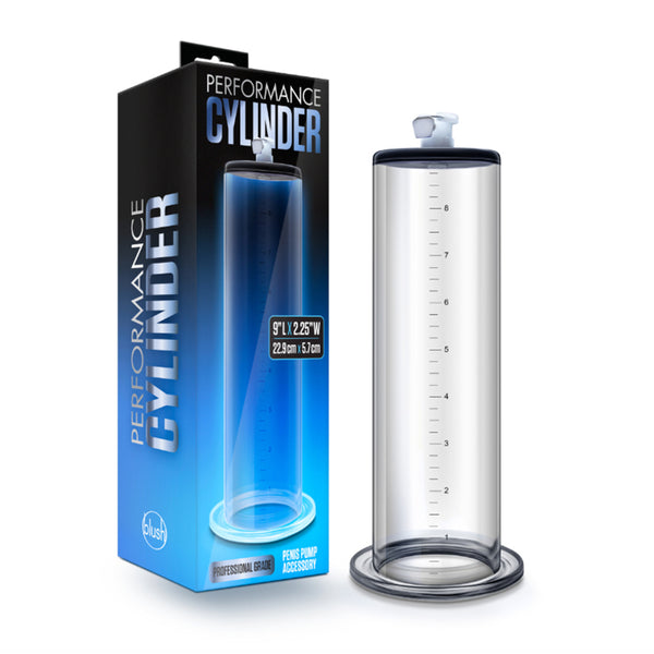 Performance - 9in x 2.25in Penis Pump Cylinder - Clear