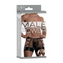 Male Power Extreme Criss Cross Short Black S/M