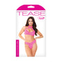 Tease Farah Bra & Panty Set- Shocking Pink- M/L