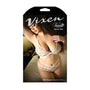 Vixen Wild Flower Bralette & Panty Set- White- L/XL