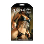 Vixen Original Sin Fringe Bralette and Panty Black OS