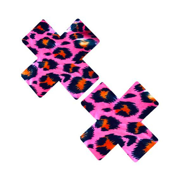 Neva Nude Pink PURfect Cheetah Velvet Crush X Factor Nipztix Pasties