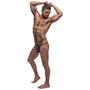 Male Power Blue Streak Micro Thong V Blue LX