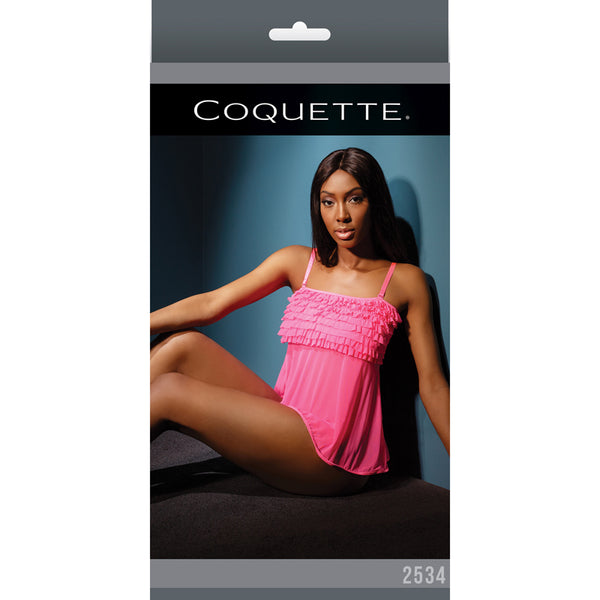 Ruffle Baby Doll Neon Pink OS Packaging Box