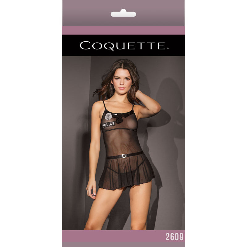 Police Babydoll Black OS