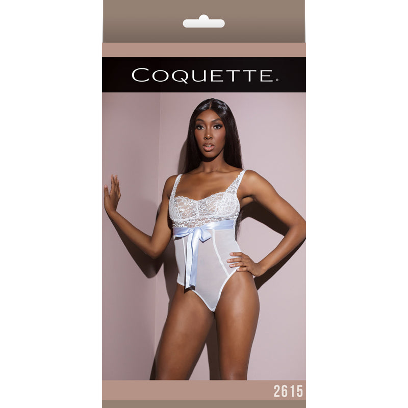 Teddy With Ribbon Sash White/Blue OS Packaging Box