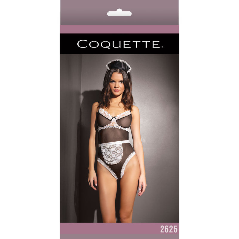 Maid Teddy Black/White OS