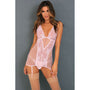 Rene Rofe Deconstruct Me Chemise 2-piece Set Pink M/L