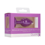 Ouch Flexible Diamond Heart Plug Pur Reg