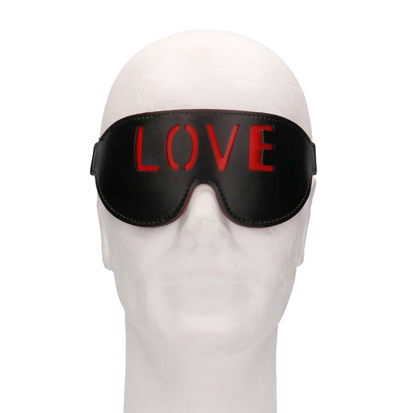 Ouch! 'Love' Blindfold Black
