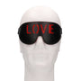 Ouch! 'Love' Blindfold Black