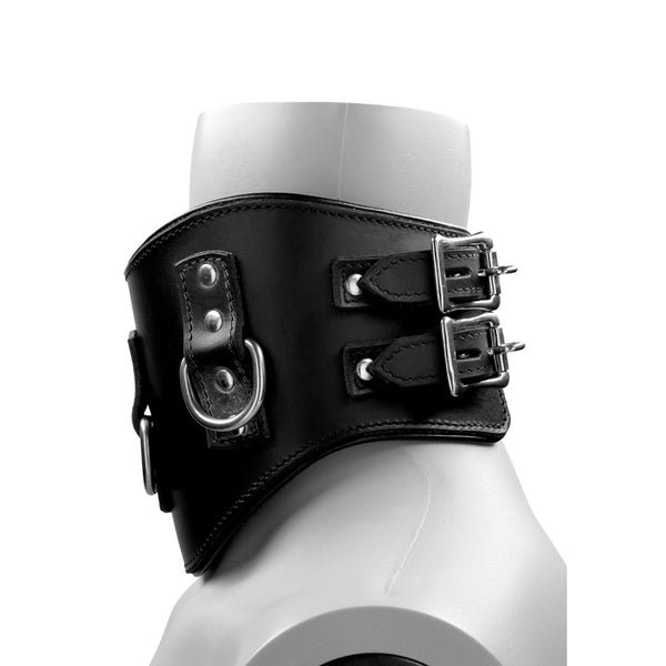 Ouch! Pain - Saddle Leather Heavy-Duty Padded Posture Collar