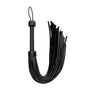 Ouch! Pain Grain Leather Heavy Duty Tail Flogger Black