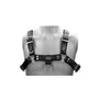 Ouch! Pain Saddle Leather Heavy Duty Adjustable Male Chest Harness Black