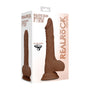 Realrock - 8* / 20 cm Realistic Dildo With Balls - Brown