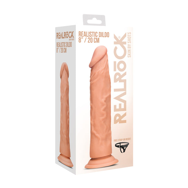 Realrock - 8* / 20 cm Realistic Dildo - Flesh
