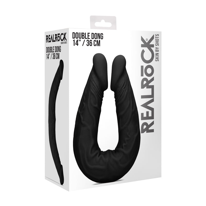 Realrock - 14* / 36 cm Double Dong - Black