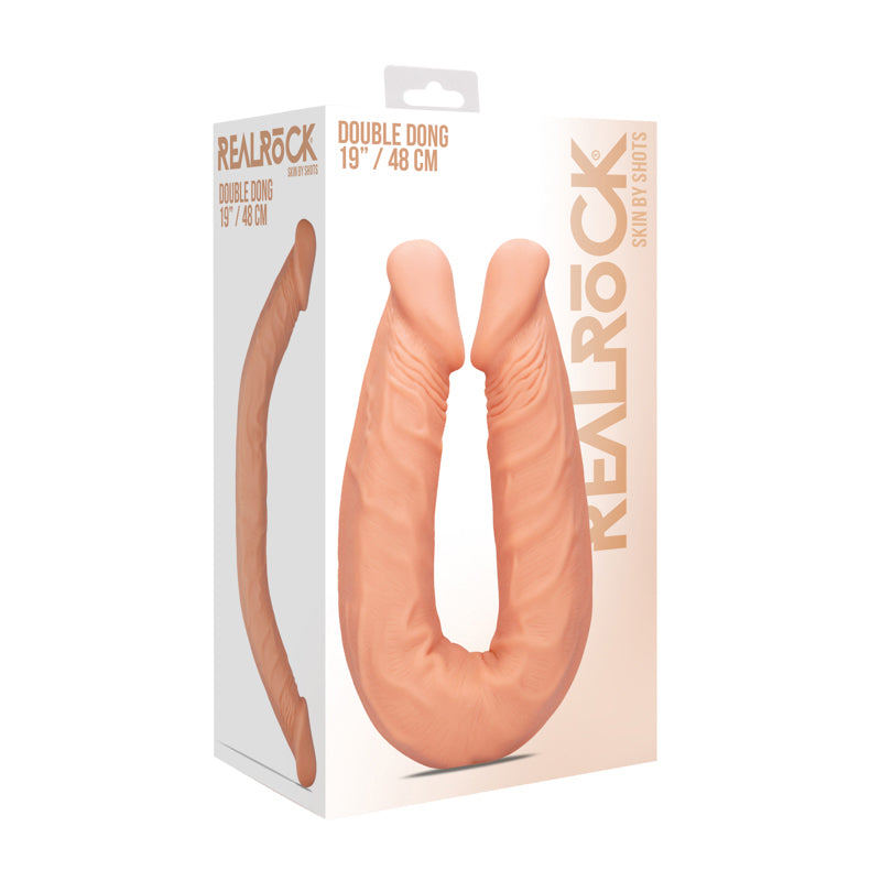 Realrock - 19* / 48 cm Double Dong - Flesh
