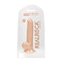 RealRock Ultra Realistic Dual Density Silicone 9.5 in. Bendable Dildo With Balls Beige