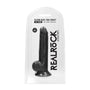 RealRock Ultra Realistic Dual Density Silicone 9.5 in. Bendable Dildo With Balls Black