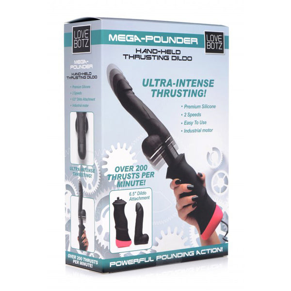 Mega Pounder Handheld Thrusting Dildo