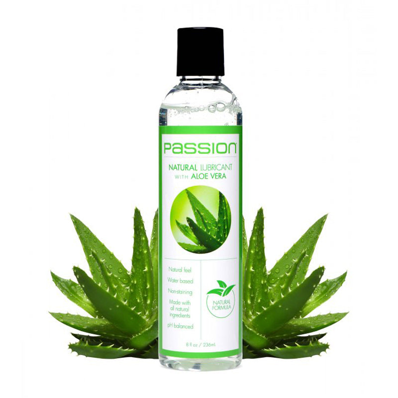 Natural Lubricant with Aloe Vera - 8oz.
