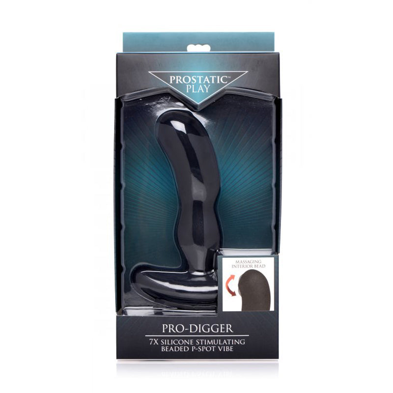 Pro-Digger 7x Silicone Stimulating Beaded P-Spot Vibe