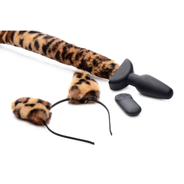TZ Moving & Vibrating Leopard Tail