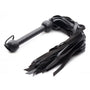 Premium Deerskin Flogger - Black on Black
