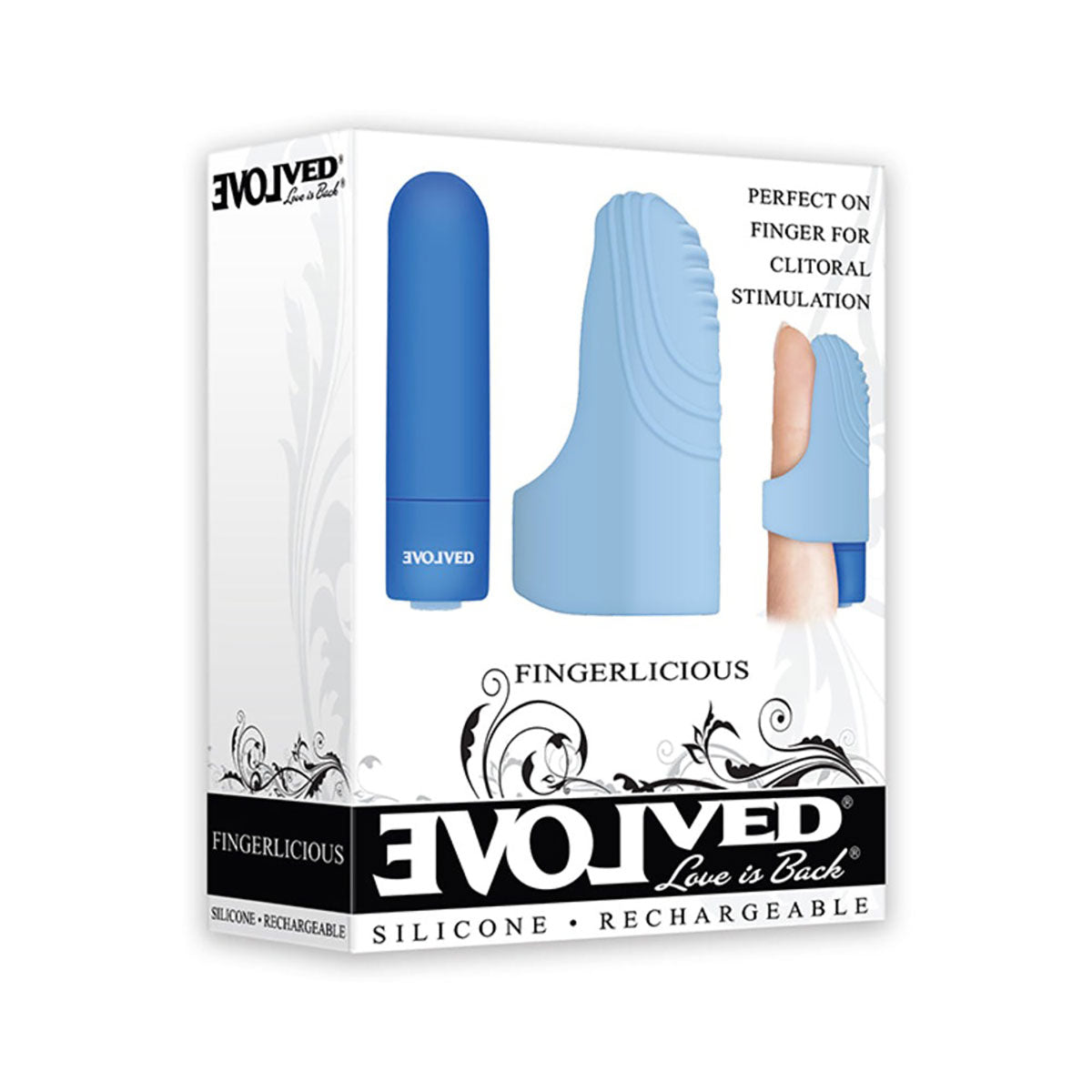 Evolved Fingerlicious Finger Vibe Blu