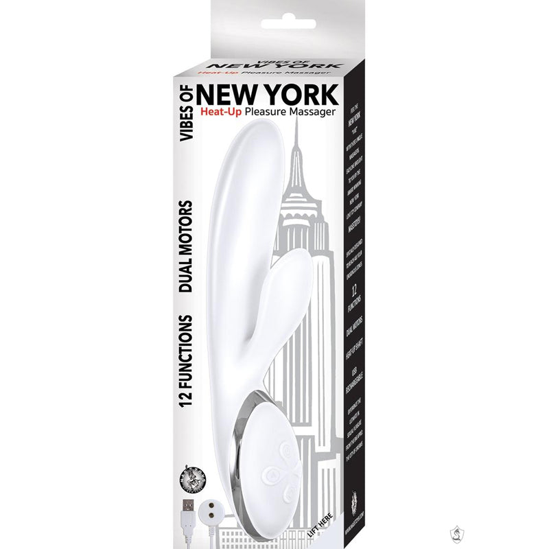 New York HeatUp Pleasure Massager White