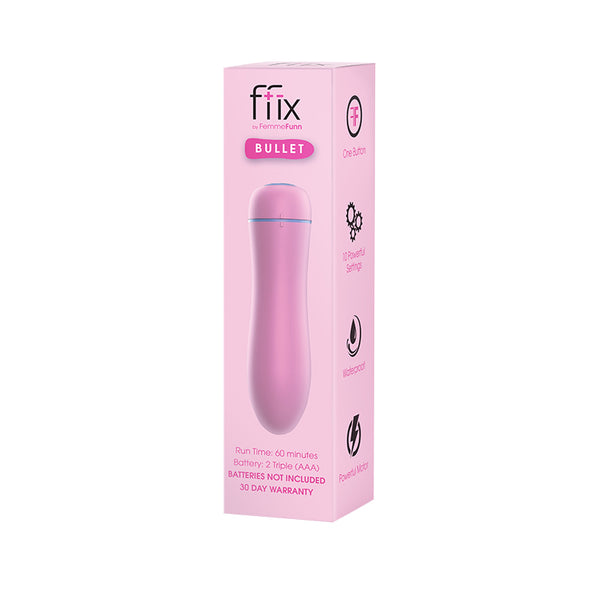 FemmeFunn FFIX Bullet Waterproof Vibrator Light Pink