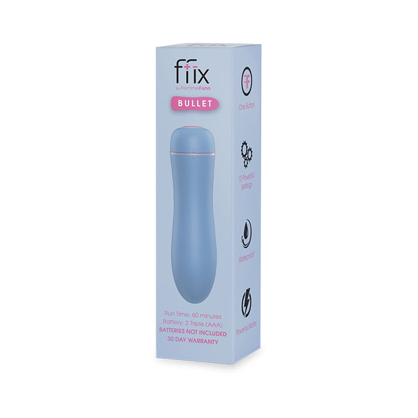 FemmeFunn FFIX Bullet Waterproof Vibrator Light Blue