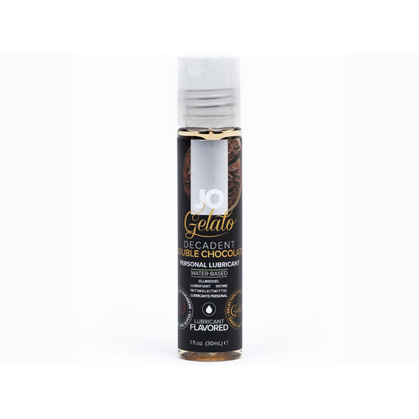 JO Gelato Decadent Double Chocolate Flavored Water-Based Lubricant 1 oz.