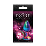 Rear Assets Metal Anal Plug Small Multicolor/Pink