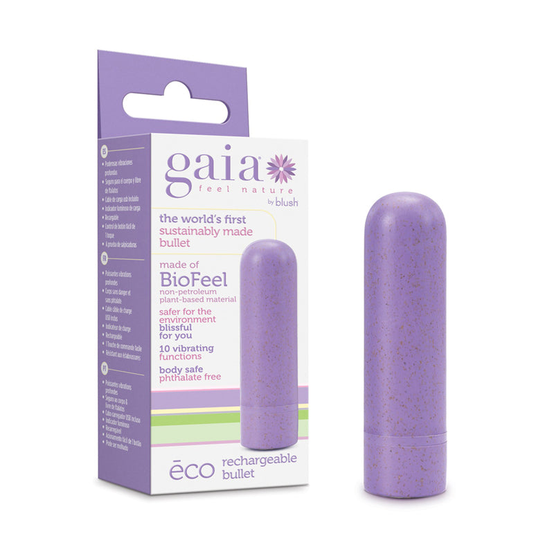 Blush Gaia Eco Rechargeable Bullet Vibrator Lilac