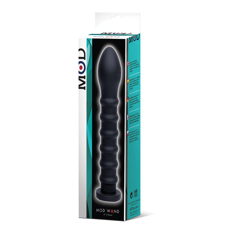 MOD Wand Silicone - Ribbed - Black