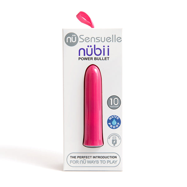 Nu Sensuelle Nubii 10-Function Bullet Rechargeable Pink