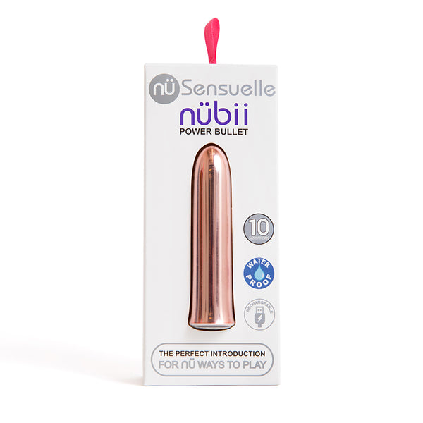 Nu Sensuelle Nubii 10-Function Bullet Rechargeable Rose Gold