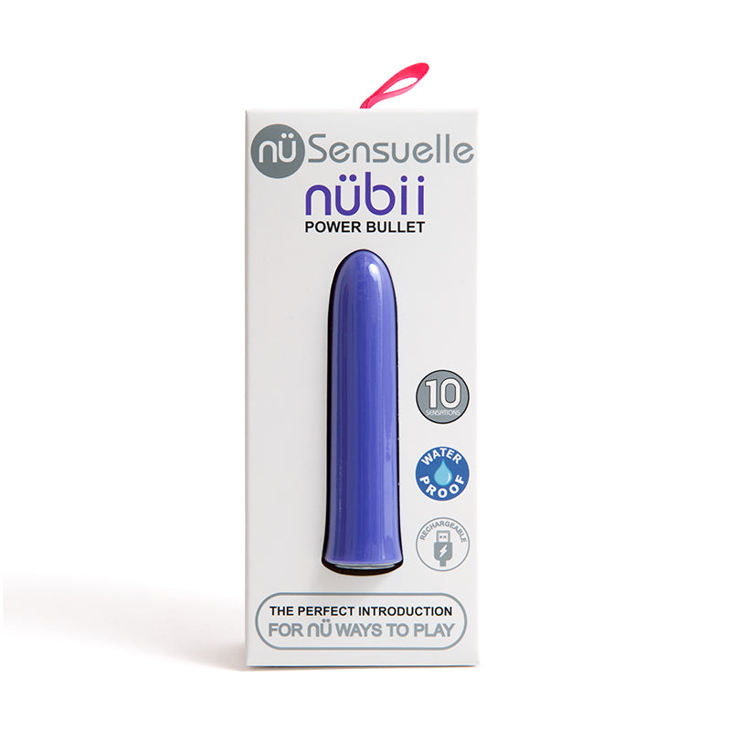 Nu Sensuelle Nubii 10-Function Bullet Rechargeable Ultra Violet