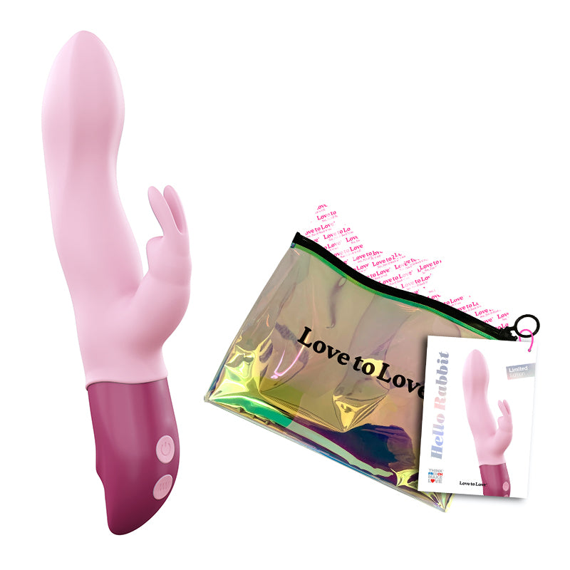 Love to Love Hello Rabbit Rechargeable Rabbit Vibrator Limited Edition (bag)
